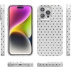 image:imageCasely iPhone 15 Pro Case  On the Dot  White Polka Dot  Compatible with MagSafe  Classic Ultra Slim Design