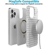 image:imageCasely iPhone 15 Pro Case  On the Dot  White Polka Dot  Compatible with MagSafe  Classic Ultra Slim Design