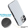 image:imageCasely iPhone 15 Pro Case  Pastel Picnic  Blue Gingham  Bold Protective Design  Compatible with MagSafe