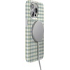 image:imageCasely iPhone 15 Pro Case  Pastel Picnic  Blue amp Green Gingham  Compatible with MagSafe  Classic Ultra Thin Design