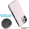 image:imageCasely iPhone 15 Pro Case  Pink Plaid  Sunday Best  Bold Protective Design  Compatible with MagSafe
