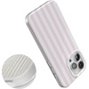 image:imageCasely iPhone 15 Pro Case  Pink Stripes  Sunday Best  Compatible with MagSafe  Classic Ultra Thin Design