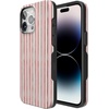 image:imageCasely iPhone 15 Pro Case  Pretty in Pastel  Blush Stripes  Bold Protective Design  MagSafe Compatible Design