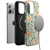 image:imageCasely iPhone 15 Pro Case  Pumpkin Patch  Green Vines  Bold Protective Design  MagSafe Compatible Design
