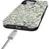 image:imageCasely iPhone 15 Pro Case  Sage Garden  Green Floral  Bold Protective Design  Compatible with MagSafe
