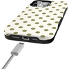 image:imageCasely iPhone 15 Pro Case  Spotted in SoHo  Green Polka Dot  Bold Protective Design  Compatible with MagSafe