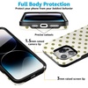 image:imageCasely iPhone 15 Pro Case  Spotted in SoHo  Green Polka Dot  Bold Protective Design  Compatible with MagSafe