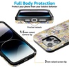 image:imageCasely iPhone 15 Pro Case  Storybook Stroll  Spring Garden  Bold Protective Design  Compatible with MagSafe