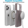 image:imageCasely iPhone 15 Pro Case  Sunday in Brooklyn  Chocolate Blue Stripes  Compatible with MagSafe  Classic Ultra Slim Design
