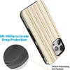 image:imageCasely iPhone 15 Pro Case  Sweet Stripes  Rainbow Pastel  Bold Protective Design  Compatible with MagSafe