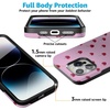 image:imageCasely iPhone 15 Pro Case  Very Cherry  Painted Cherries  Bold Protective Design  MagSafe Compatible Design
