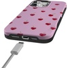 image:imageCasely iPhone 15 Pro Case  Very Cherry  Painted Cherries  Bold Protective Design  MagSafe Compatible Design