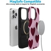 image:imageCasely iPhone 15 Pro Case  Whole Lotta Love  Plum Hearts  Bold Protective Design  MagSafe Compatible Design