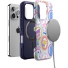image:imageCasely iPhone 16 Pro Case  All Smiles  Smiley Face Sticker  Bold Protective Design  MagSafe Compatible DesignChateau Pups  French Dog