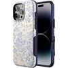 image:imageCasely iPhone 16 Pro Case  All Smiles  Smiley Face Sticker  Bold Protective Design  MagSafe Compatible DesignCupids Canvas  Periwinkle Floral
