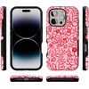 image:imageCasely iPhone 16 Pro Case  All Smiles  Smiley Face Sticker  Bold Protective Design  MagSafe Compatible DesignFloral Doodle  Blush Garden