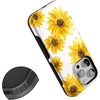 image:imageCasely iPhone 16 Pro Case  All Smiles  Smiley Face Sticker  Bold Protective Design  MagSafe Compatible DesignGolden Garden  Yellow Sunflower Floral