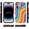 image:imageCasely iPhone 16 Pro Case  All Smiles  Smiley Face Sticker  Bold Protective Design  MagSafe Compatible DesignLove for All  Rainbow Pride