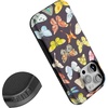 image:imageCasely iPhone 16 Pro Case  All Smiles  Smiley Face Sticker  Bold Protective Design  MagSafe Compatible DesignMidnight Monarch  Jenna Palek x Casely