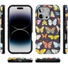 image:imageCasely iPhone 16 Pro Case  All Smiles  Smiley Face Sticker  Bold Protective Design  MagSafe Compatible DesignMidnight Monarch  Jenna Palek x Casely