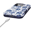 image:imageCasely iPhone 16 Pro Case  All Smiles  Smiley Face Sticker  Bold Protective Design  MagSafe Compatible DesignRose to Fame  Blue  White Rose Floral