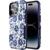 image:imageCasely iPhone 16 Pro Case  All Smiles  Smiley Face Sticker  Bold Protective Design  MagSafe Compatible DesignRose to Fame  Blue  White Rose Floral