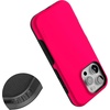 image:imageCasely iPhone 16 Pro Case  All Smiles  Smiley Face Sticker  Bold Protective Design  MagSafe Compatible DesignThink Pink  Solid Neon Pink