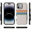 image:imageCasely iPhone 16 Pro Case  All Smiles  Smiley Face Sticker  Bold Protective Design  MagSafe Compatible DesignTotally Groovy  Rainbow Stripes Colorblock