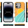 image:imageCasely iPhone 16 Pro Case  All Smiles  Smiley Face Sticker  Bold Protective Design  MagSafe Compatible DesignWaves  Rays  Sunshine