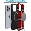 image:imageCasely iPhone 16 Pro Case  As if  Red Plaid  Bold Protective Design  MagSafe Compatible Design