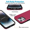 image:imageCasely iPhone 16 Pro Case  Best Dressed  Red Houndstooth  Bold Protective Design  MagSafe Compatible Design