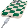 image:imageCasely iPhone 16 Pro Case  Im Yours  Tiny Hearts  Compatible with MagSafe  Classic Ultra Slim DesignFit Check  Green Checkerboard