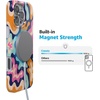 image:imageCasely iPhone 16 Pro Case  Im Yours  Tiny Hearts  Compatible with MagSafe  Classic Ultra Slim DesignMidnight Color Splash  Abstract Retro