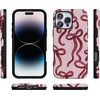 image:imageCasely iPhone 16 Pro Case  Love Me Knot  Mauve Bow  Bold Protective Design  MagSafe Compatible Design