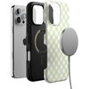image:imageCasely iPhone 16 Pro Case  Mint Lattice  Sunday Best  Bold Protective Design  Compatible with MagSafe