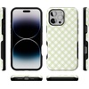 image:imageCasely iPhone 16 Pro Case  Mint Lattice  Sunday Best  Bold Protective Design  Compatible with MagSafe