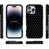 image:imageCasely iPhone 16 Pro Case  On the Dot  Black Polka Dot  Bold Protective Design  Compatible with MagSafe