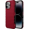 image:imageCasely iPhone 16 Pro Case  On the Dot  Maroon Polka Dot  Bold Protective Design  MagSafe Compatible Design