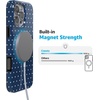 image:imageCasely iPhone 16 Pro Case  On the Dot  Navy Polka Dot  Compatible with MagSafe  Classic Ultra Slim Design