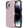 image:imageCasely iPhone 16 Pro Case  On the Dot  Pink amp Brown Polka Dot  Bold Protective Design  Compatible with MagSafe