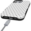 image:imageCasely iPhone 16 Pro Case  On the Dot  White Polka Dot  Bold Protective Design  Compatible with MagSafe