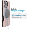image:imageCasely iPhone 16 Pro Case  Pretty in Pastel  Blush Stripes  Bold Protective Design  MagSafe Compatible Design
