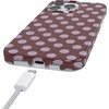 image:imageCasely iPhone 16 Pro Case  Spotted in SoHo  Burgundy Polka Dot  Compatible with MagSafe  Classic Ultra Slim Design