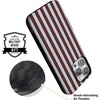 image:imageCasely iPhone 16 Pro Case  Sunday in Brooklyn  Chocolate Blue Stripes  Bold Protective Design  Compatible with MagSafe