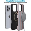 image:imageCasely iPhone 16 Pro Case  Sunday in Brooklyn  Chocolate Blue Stripes  Bold Protective Design  Compatible with MagSafe