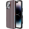 image:imageCasely iPhone 16 Pro Case  Sunday in Brooklyn  Chocolate Blue Stripes  Bold Protective Design  Compatible with MagSafe