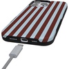 image:imageCasely iPhone 16 Pro Case  Sunday in Brooklyn  Chocolate Blue Stripes  Bold Protective Design  Compatible with MagSafe