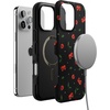 image:imageCasely iPhone 16 Pro Case  Sweet Revenge  Cherry Skulls  Bold Protective Design  Compatible with MagSafe