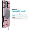 image:imageCasely iPhone 16 Pro Case  Uptown Gridlock  Pink Checkerboard  Bold Protective Design  Compatible with MagSafe