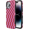 image:imageCasely iPhone 16 Pro Case  Vibe Check  Pink Checkerboard  Bold Protective Design  Compatible with MagSafe